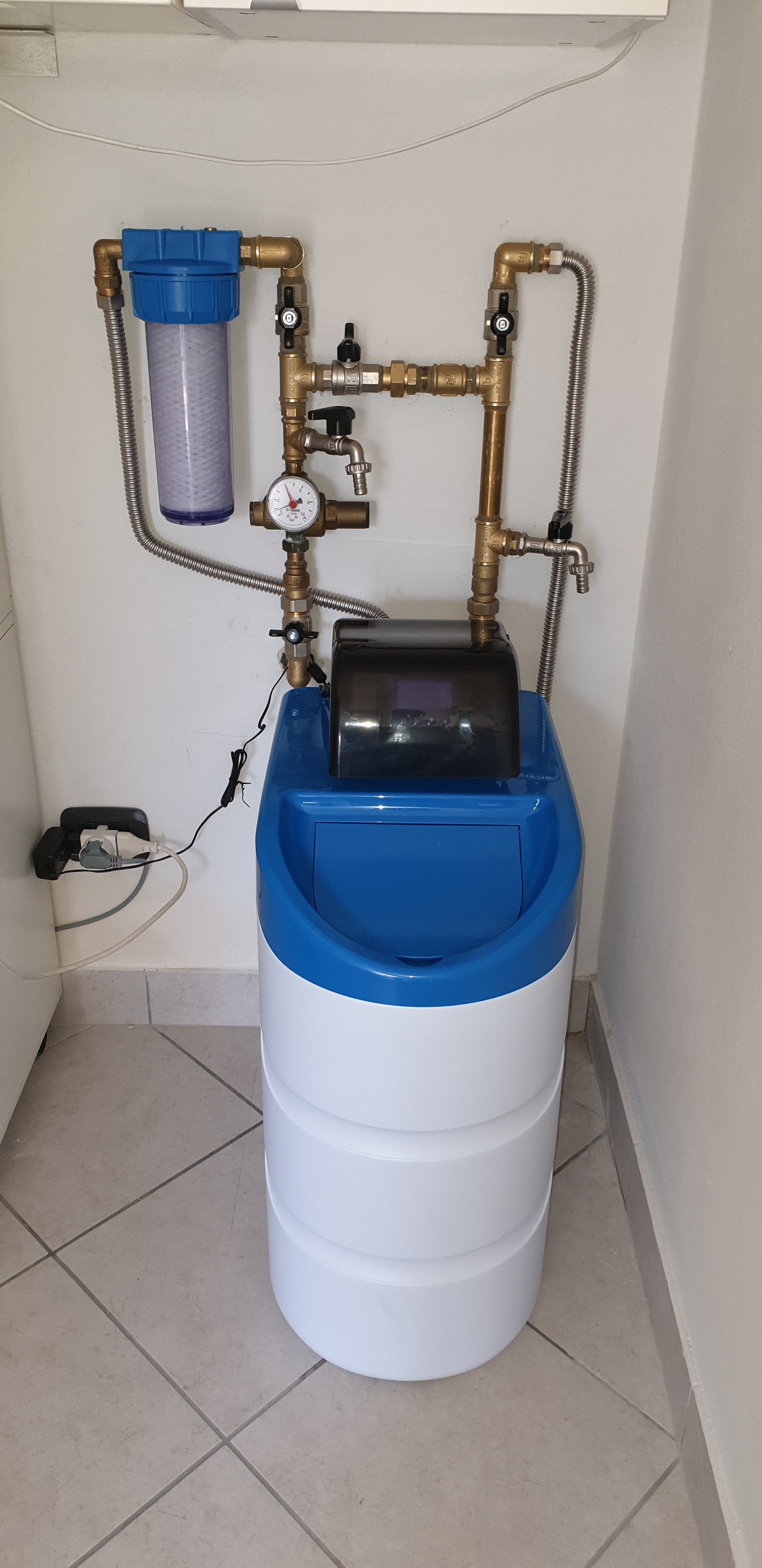 Sistema per il trattamento dell'acqua installato da Idrotermica VentiVenti